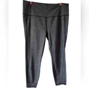 Athleta High Rise Chaturanga Tight in Herringbone Jacquard